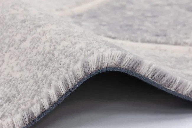 Koberec Agnella Opal Kruhy - sivý