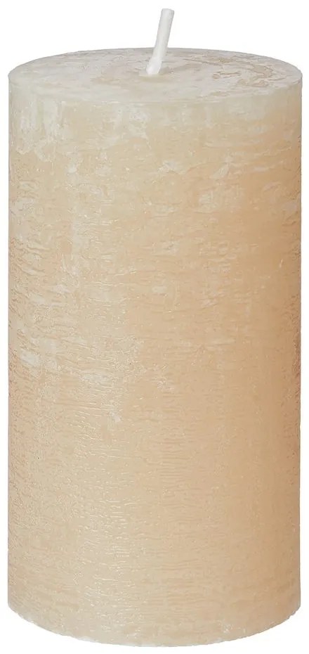 RUSTIC Sviečka 13 cm - béžová