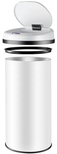 Bezdotykový Jumbo kôš 30l biela USB kábel zadarmo