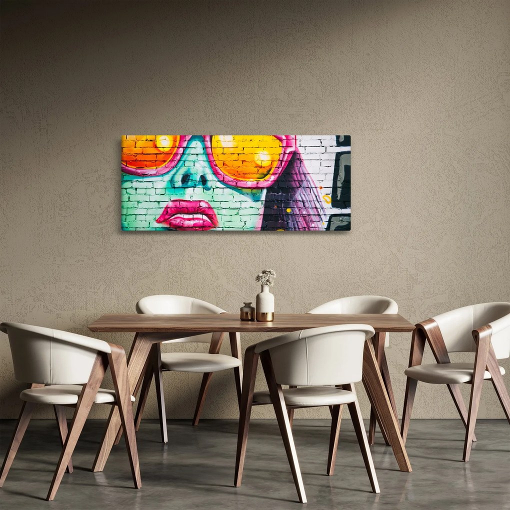 Obraz - Graffiti (120x50 cm)