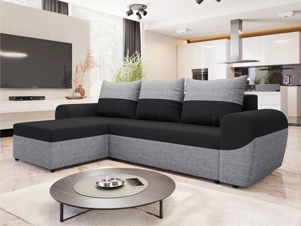 Rohová sedačka Anduvo L, Farby: Lux 06 + Lux 05