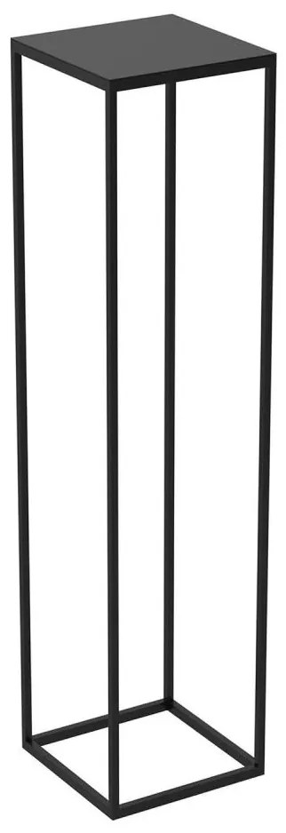 Stojan na kvety 100x24 cm čierna