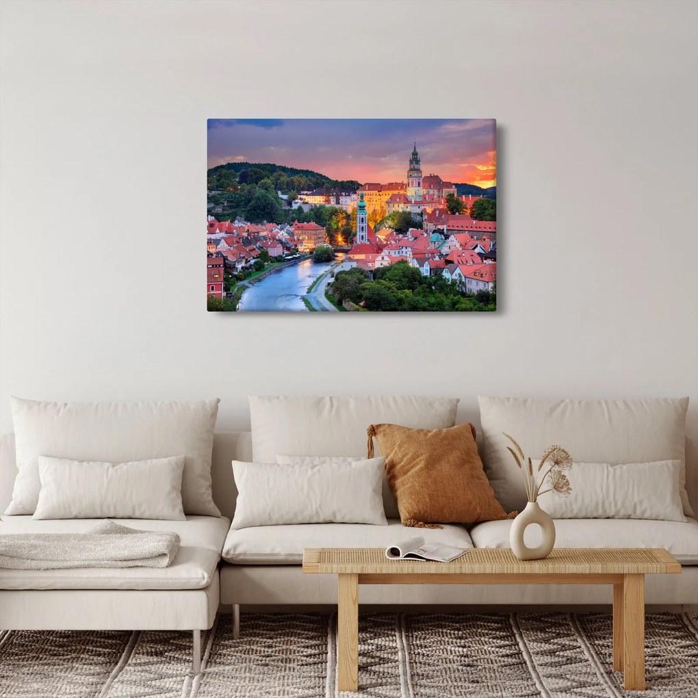 Obraz - Český Krumlov (90x60 cm)