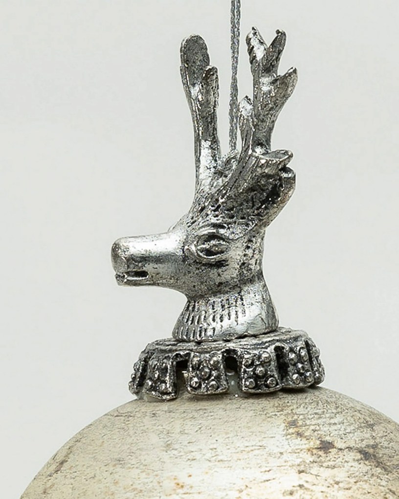 Sklenená ozdoba Royal Deer Matte 10x10x16 cm