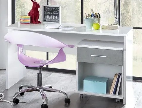 Písací stôl Joker, biely%