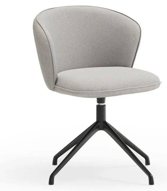 Svetlosivé čalúnené jedálenské kreslá v súprave 2 ks Add – Teulat