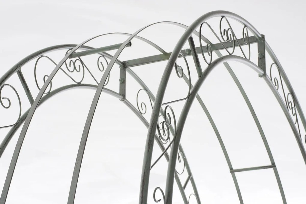 Oblúk na ruže Sima s bránkou - Zelená antik