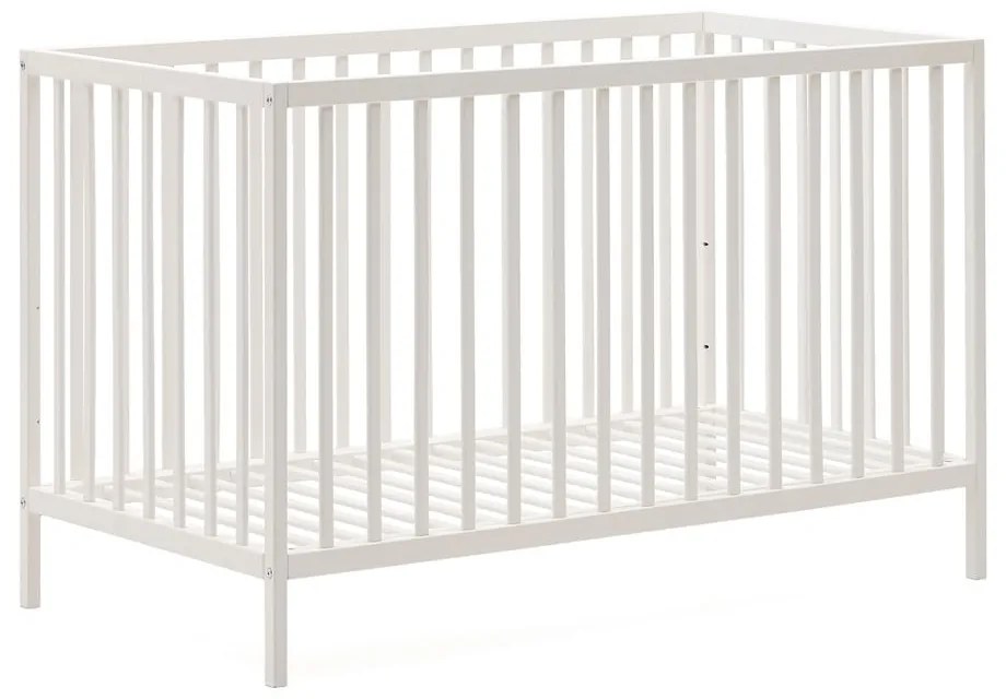 Biela postieľka z bukového dreva 60x120 cm Shantal – Kave Home