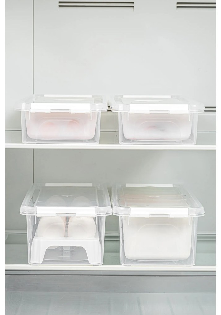 Sada 4 ks potravinových boxů Lukutu5 čirá