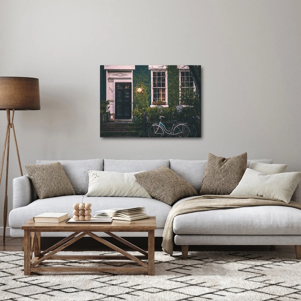 Obraz - Doma z prechádzky (70x50 cm)
