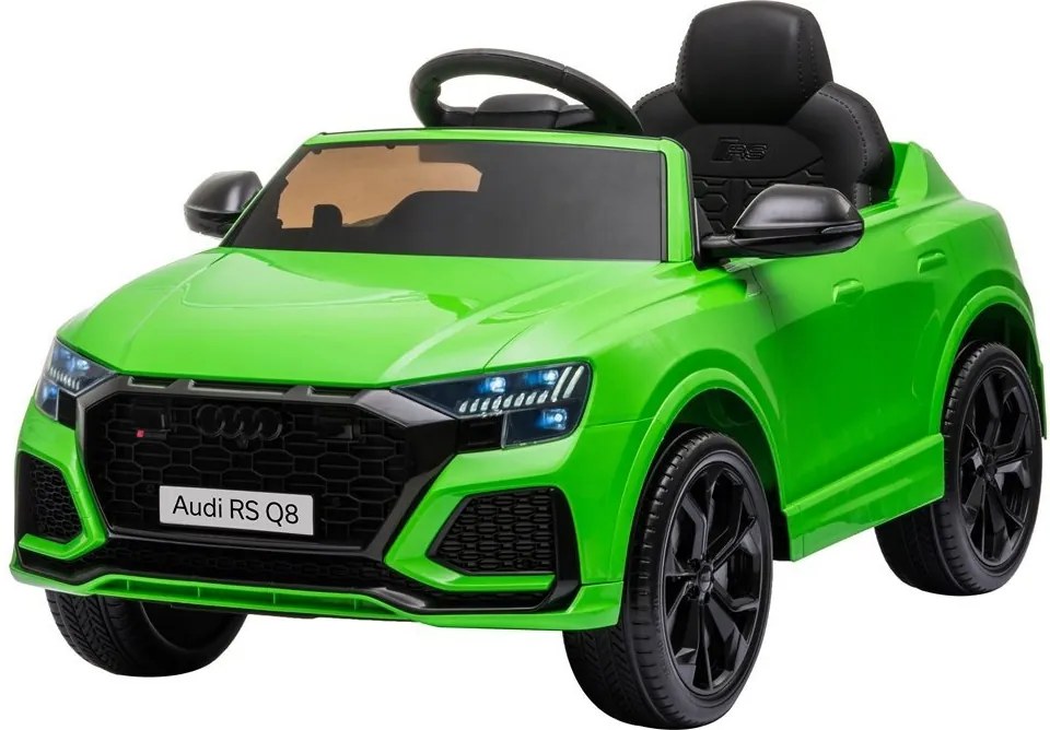 LEAN CARS Elektrické autíčko Audi RS Q8 LED MP3 diaľkové ovládanie zelené