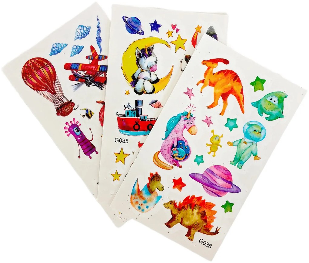 Toybit Sada tetovaní Glitter so šperkami a nálepkami 18ks