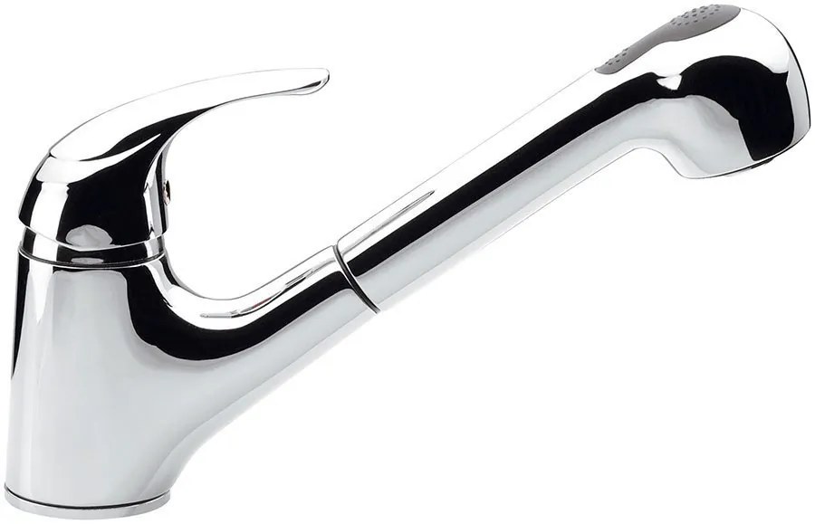 Sapho Sapho, SALY stojánkova drezová batéria s výsuvnou sprškou, chróm, SA070