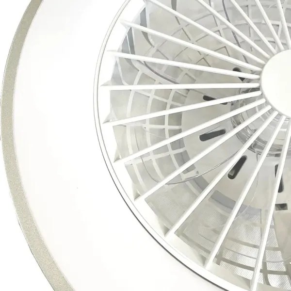 LED Stropné svietidlo s ventilátorom OPAL LED/48W/230V + diaľkové ovládanie