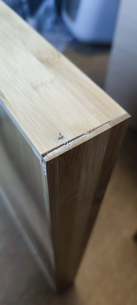 2. akosť - Organizér do zásuvky, do kuchyne, príborník bambusový DELINIA 70 x 45 cm (opravované rohy)