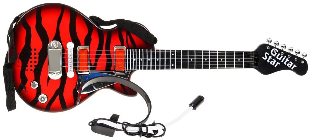 RAMIZ : Elektrická gitara -červená