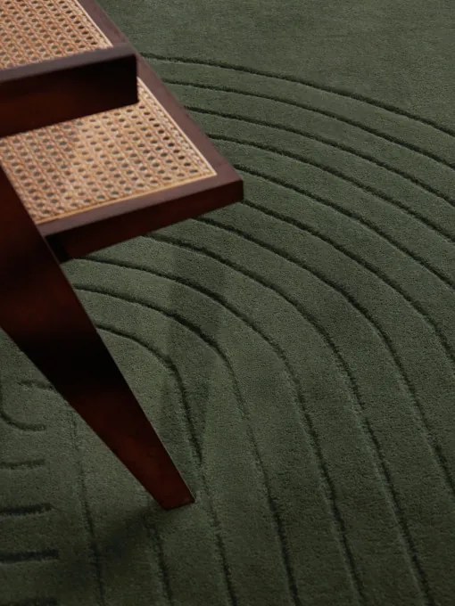 Koberec ARCURA tmavozelený