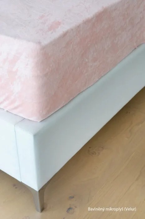Napínacia plachta na postele - Powder Jersey 180/200/25