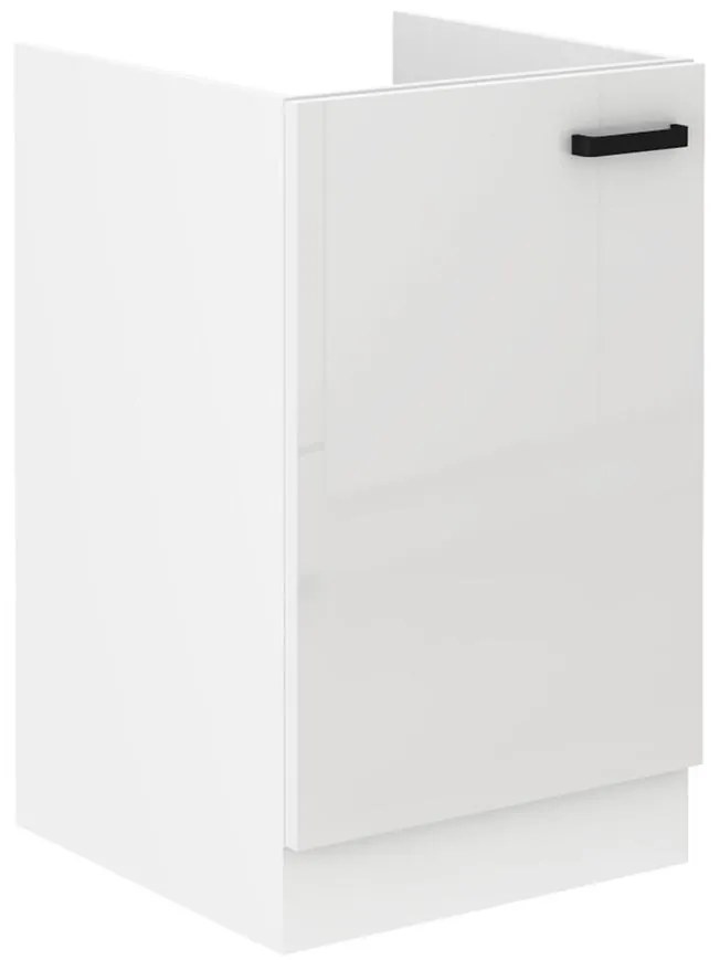 Kuchynská skrinka MIA biely lesk/biely 50zl 1f bb