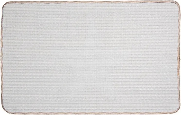 Hnedá kúpeľňová predložka s hviezdou - 78*48*1 cm