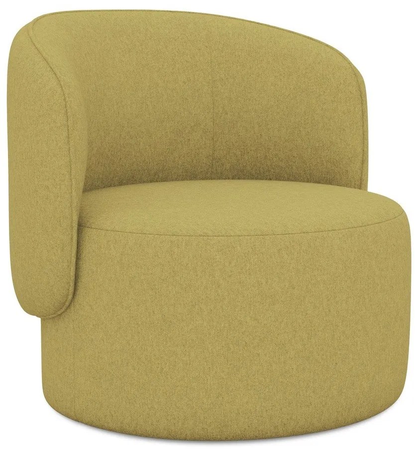 Kreslo v horčicovej farbe Ipo – Makamii