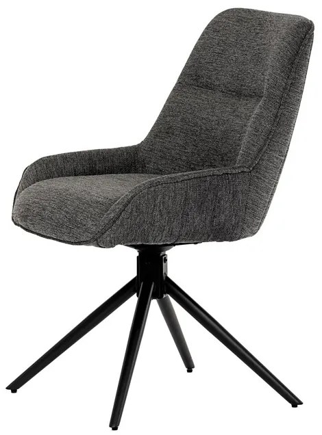BONTEC Jedálenská stolička, sivá, látka, HC-535 GREY2 Farba: Šedá