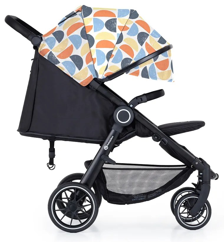 PETITE&MARS kočík Street+ RWS black + strieška limited 100 retro