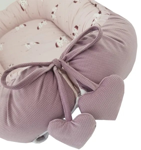 EKO - Hniezdo pre dieťa bavlnené UNICORN 90x60 cm