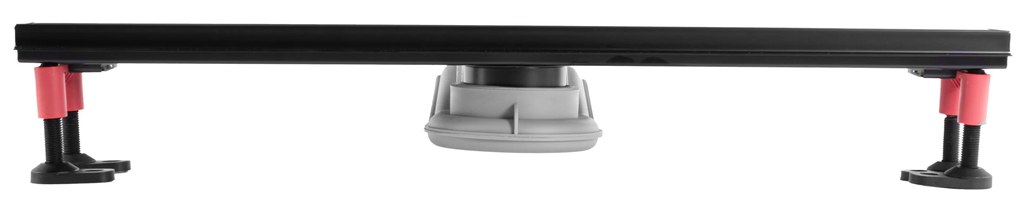 Rea NEOX Superflow, odtokový sprchový žľab 70 cm, čierna matná, REA-G7806