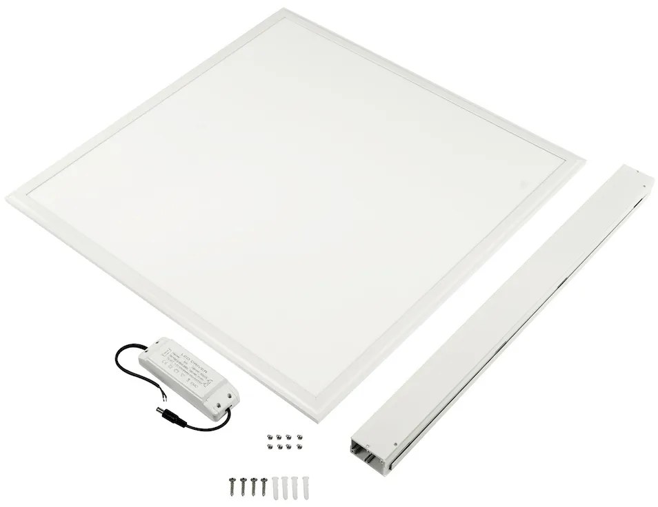 ECOLIGHT LED panel PRISADENÝ BRGD0189 - 60 x 60cm - 50W - 4800Lm - studená biela