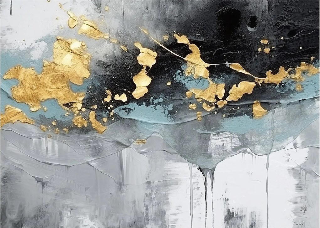 Sklenený obraz - Abstrakcia (70x50 cm)