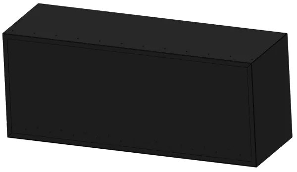 InFire - Rohový BIO krb 110x45 cm 3kW čierna