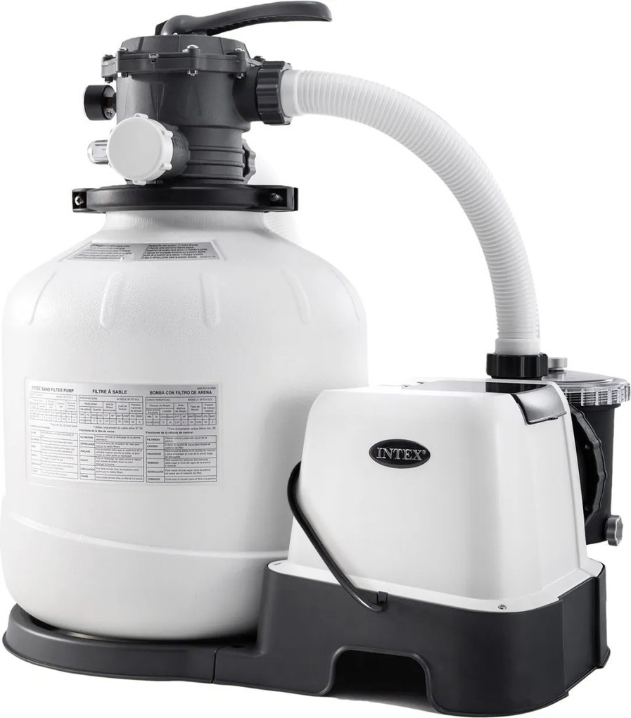 Piesková filtrácia so solinátorom Intex Krystal Clear 10 m3/h - 26680