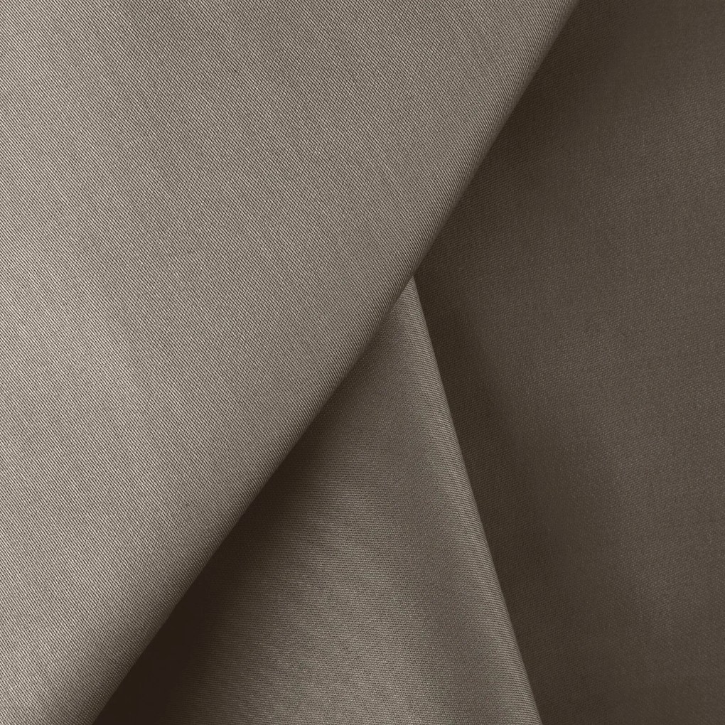 SATÉNOVÉ OBLIEČKY DINA 160X200 CM, 2 KS 70X80 CM SVETLOHNEDÉ