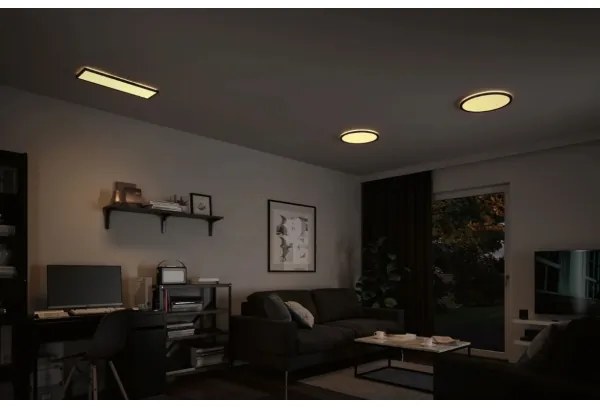 Paulmann 70999 - LED/22W Stmievateľný panel ATRIA 230V 3000K čierna