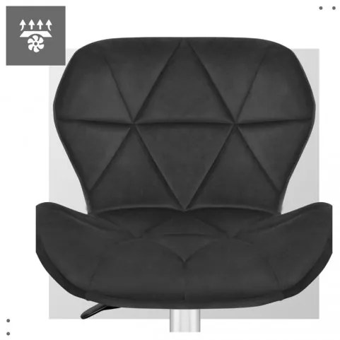 Kancelárska stolička Mark Adler - Future 3.0 Black Velur