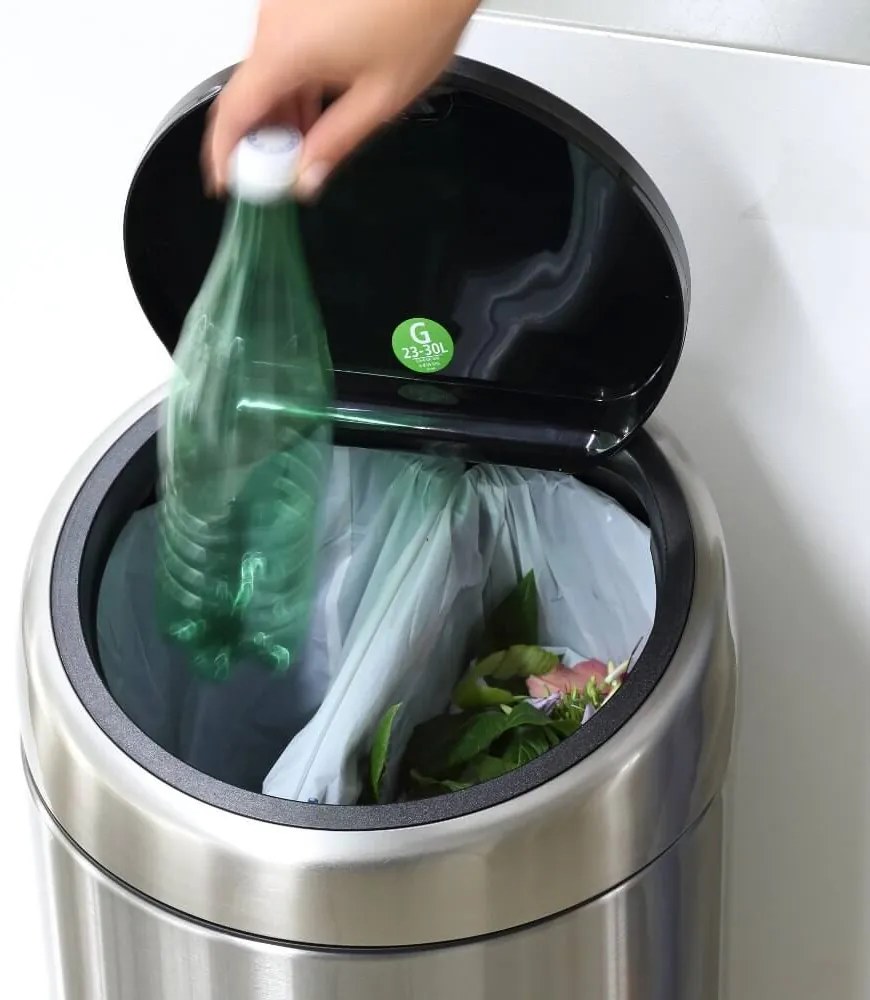 Brabantia Twin Bin Kôš na triedený odpad 20/20L lesklá oceľ