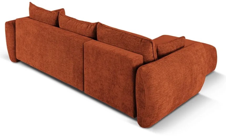 Oranžová rohová pohovka (ľavý roh) Matera – Cosmopolitan Design