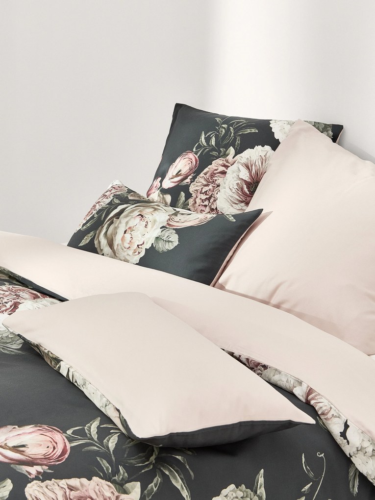 Obliečka na paplón z bavlneného saténu Blossom