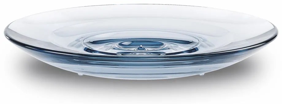 Modrá plastová nádoba na mydlo Droplet - Umbra