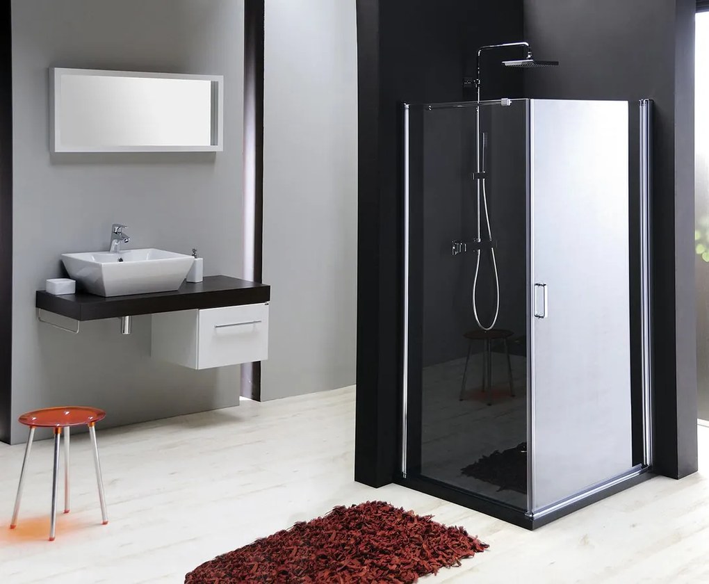 Gelco Gelco, ONE sprchové dvere s pevnou časťou 1000 mm, číre sklo, GO4810