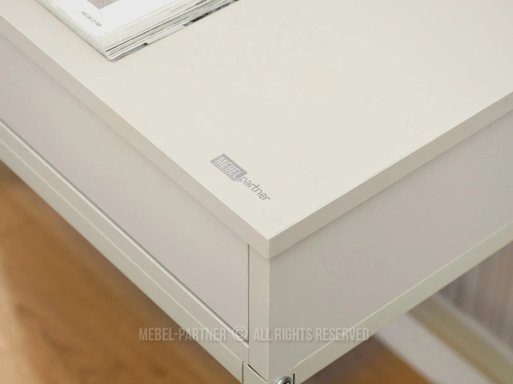 PC stolík Kaplan (krémová). Akcia -14%. Vlastná spoľahlivá doprava až k Vám domov. 1135597