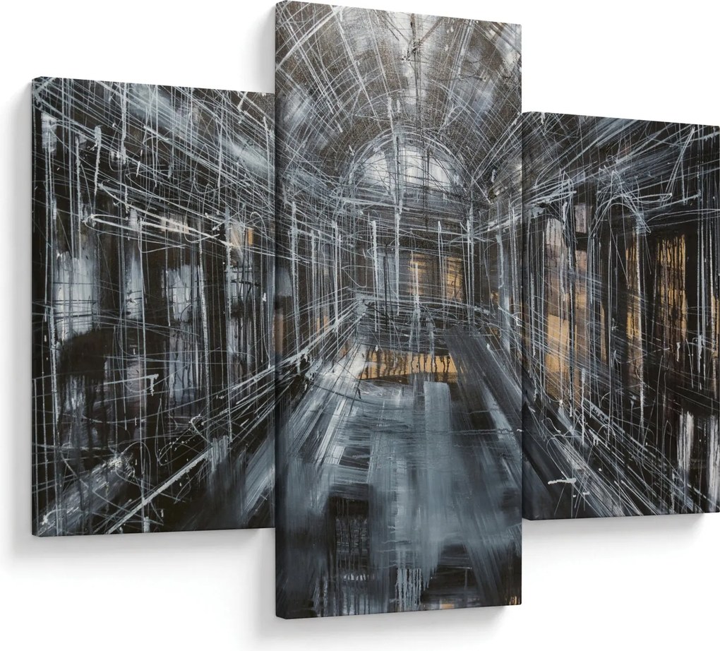 Obraz interiéru starej budovy (90x60 cm)