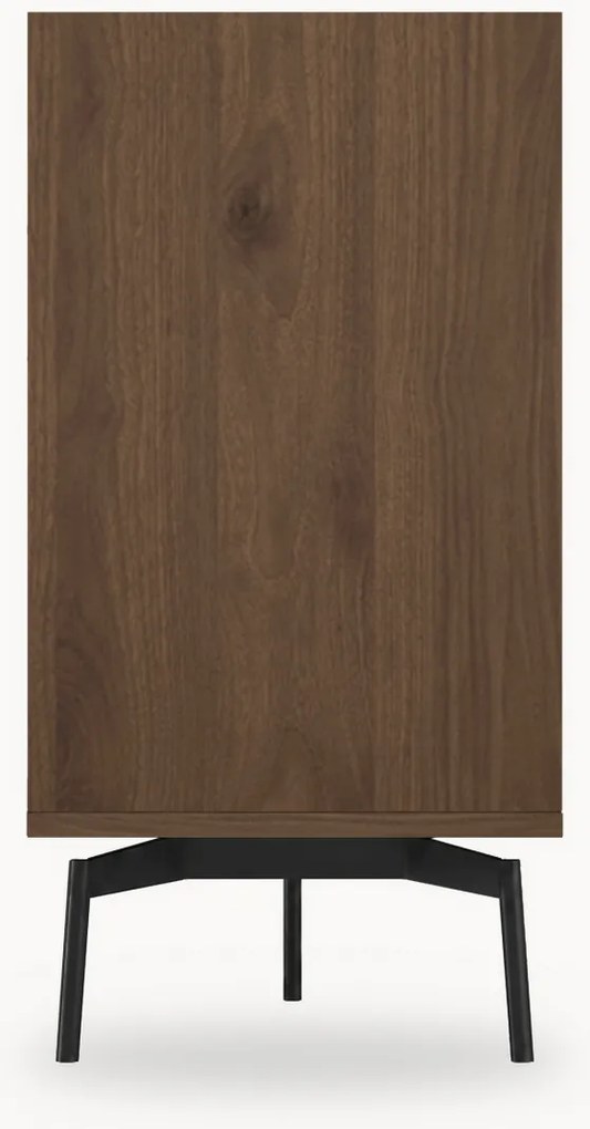 Elegantná komoda Zenar 170 cm so zásuvkami - orech / čierna