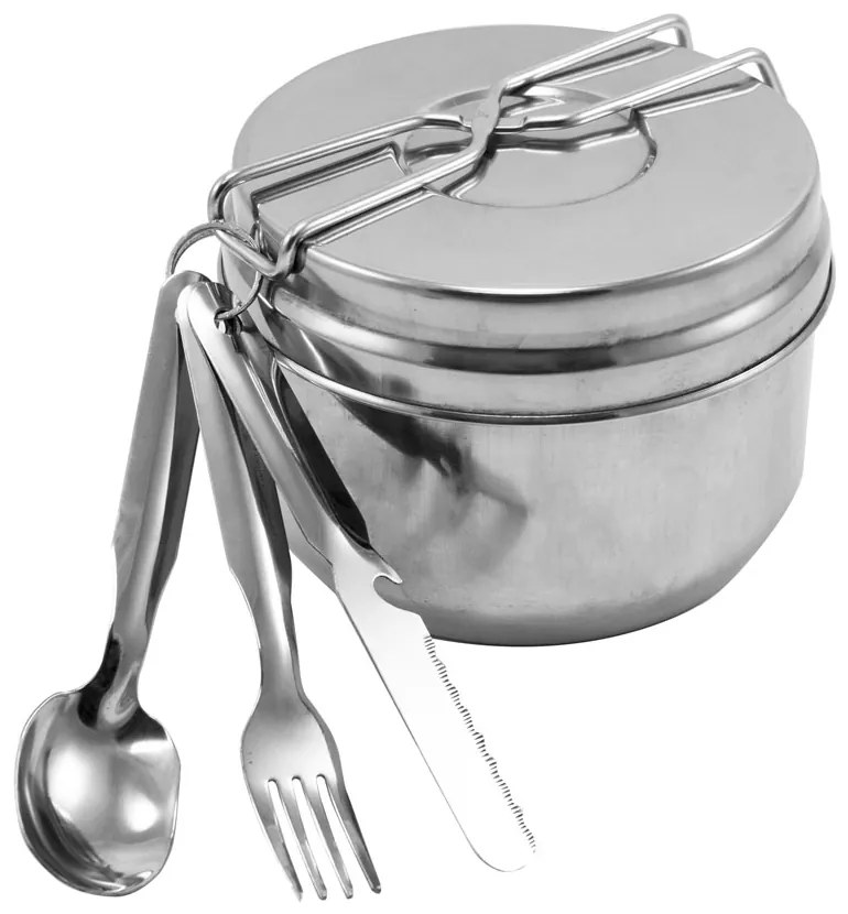 Home Elements Ešus s hrnkem a příborem (sada 7 dílů), II. jakost