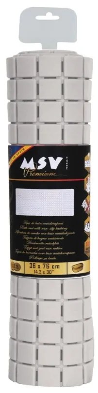 Spirella Protiskluzová podložka do sprchy QUADROPremium, biela, 54 x 54 cm
