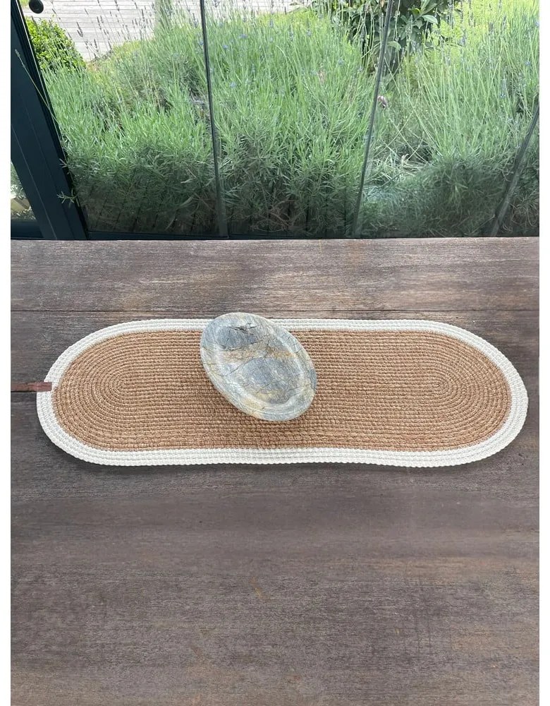 Jutový behúň na stôl 35x100 cm Wicker – Mila Home Luxury