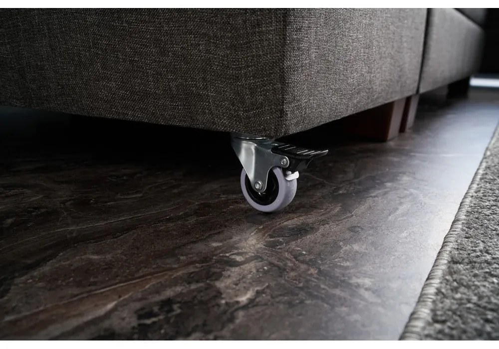 Tmavosivá rozkladacia rohová pohovka (ľavý roh) Manama – Balcab Home