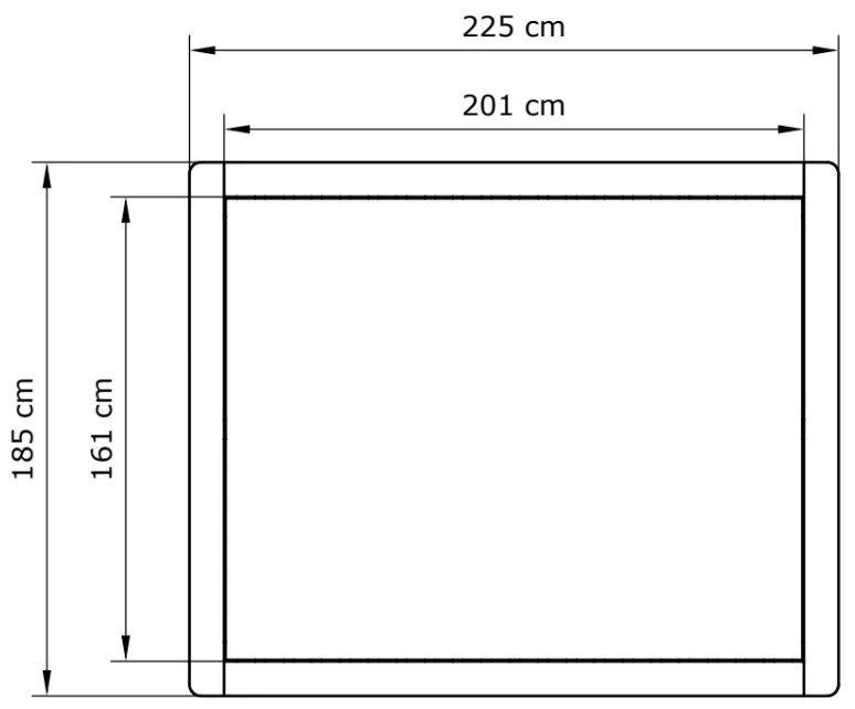 Dvoulůžková postel CONE 02 180x200 z masivu