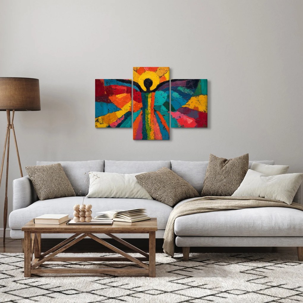 Obraz - Maľovaný anjel (90x60 cm)
